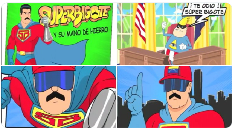CRÓNICA RT: "Súperbigote", la serie animada que muestra a un superhéroe frente a EE.UU.