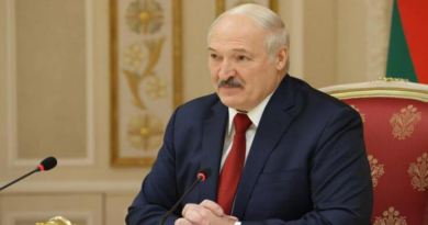 El presidente de Bielorrusia, Alexander Lukashenko en una reunión, Minsk, capital bielorrusa, 2 de diciembre de 2021. (Foto: president.gov.by)