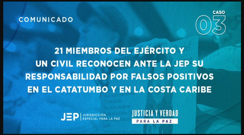 Grupo de 21 soldados del Ejército colombiano reconocen asesinato de al menos 247 personas para cobrar "falsos positivos"