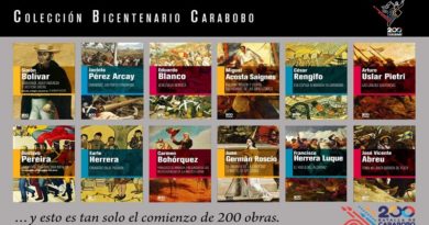 Presentan 19 libros más de la Colección Bicentenario Carabobo 200