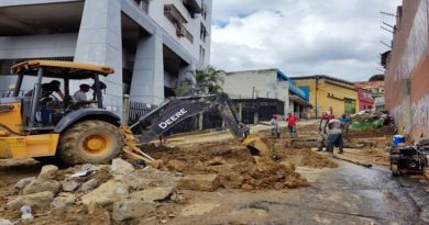 Hidrocapital repara avería en tubería de agua ubicada en esquina de Castillito de la avenida Sucre en Caracas