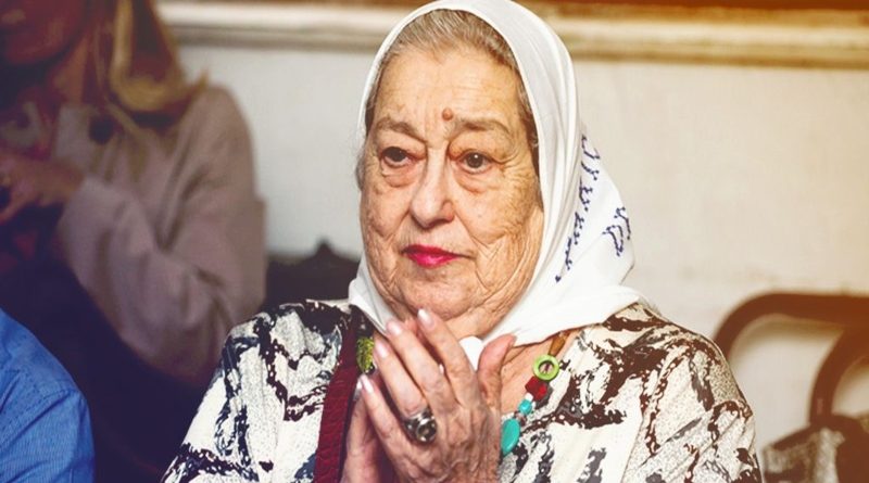 Jefe de Estado felicita por su cumpleaños a la argentina Hebe de Bonafini