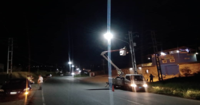 Instalan 10 luminarias tipo LED en la carretera Cúa-Charallave de Miranda