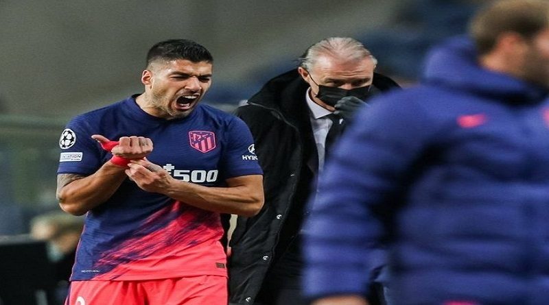 Uruguayo Luis Suárez en duda para el clásico madrileño del fútbol español