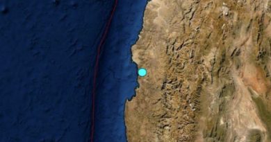 Un terremoto de magnitud 5,7 sacude Chile