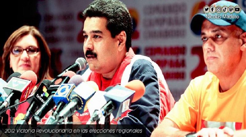 Presidente Maduro recordó la victoria de la Revolución Bolivariana en elecciones regionales del 2012