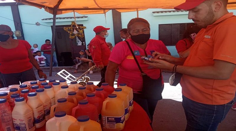 Más de 2 mil familias fueron beneficiadas con alimentos en La Guairita