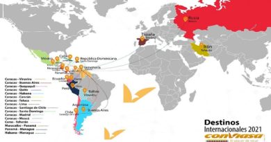 Conviasa expandirá conexiones nacionales e internacionales en 2022