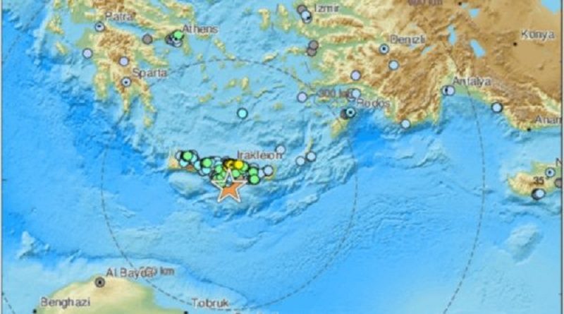 Sismo de 5.7 de magnitud sacude a Grecia