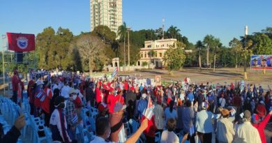Gran marcha patriótica realizan en Cuba en apoyo al proceso socialista