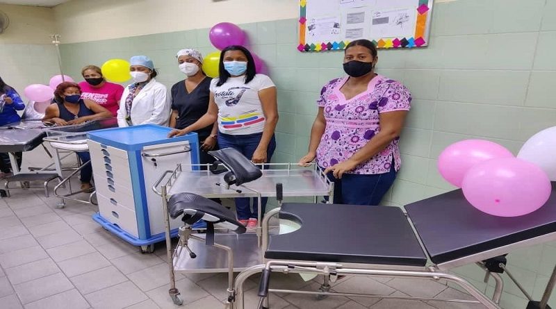 Entregan dotación para sala de parto de Clínica Popular en Mariño