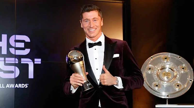 Robert Lewandowski fue elegido como el Mejor Jugador de la FIFA 2021