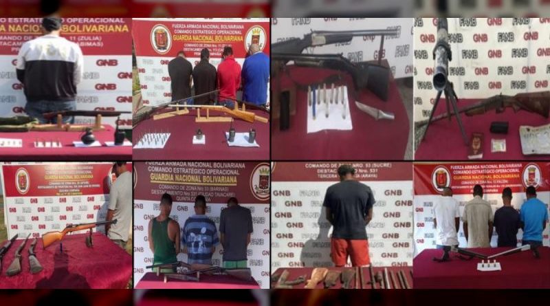 Desarticulados 86 Grupos de Delincuencia Organizada en una semana