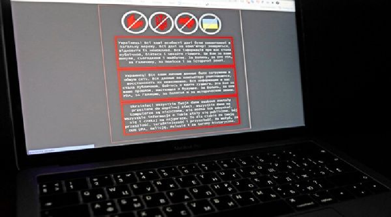 Ucrania denuncia ciberataque masivo contra webs del gobierno