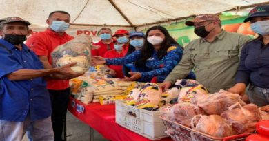Benefician a 23 comunidades del estado Bolívar con la entrega de alimentos