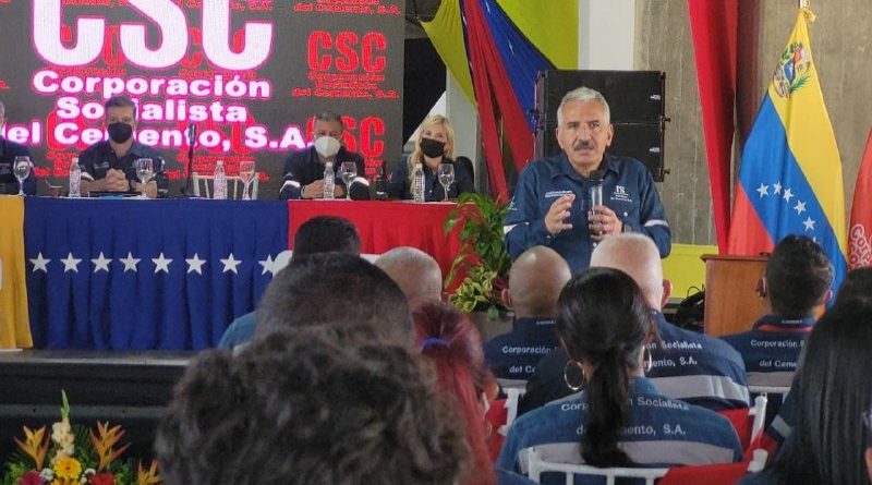 CPTT del sector Cemento avanza en la defensa de la Patria contra agresiones imperiales