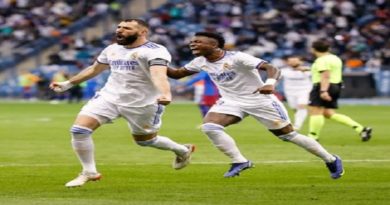 Real Madrid en la final de la Supercopa al vencer 3-2 al Barcelona