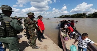 Garantizan asistencia a pobladores de Arauquita que se desplazan hacia Venezuela