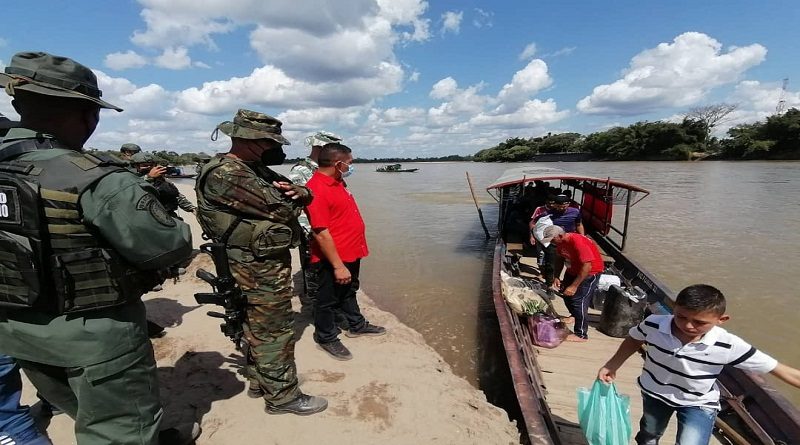 Garantizan asistencia a pobladores de Arauquita que se desplazan hacia Venezuela