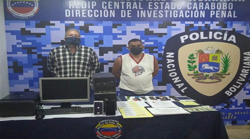 Detienen a 2 individuos por Forjamiento de Documentos sanitarios