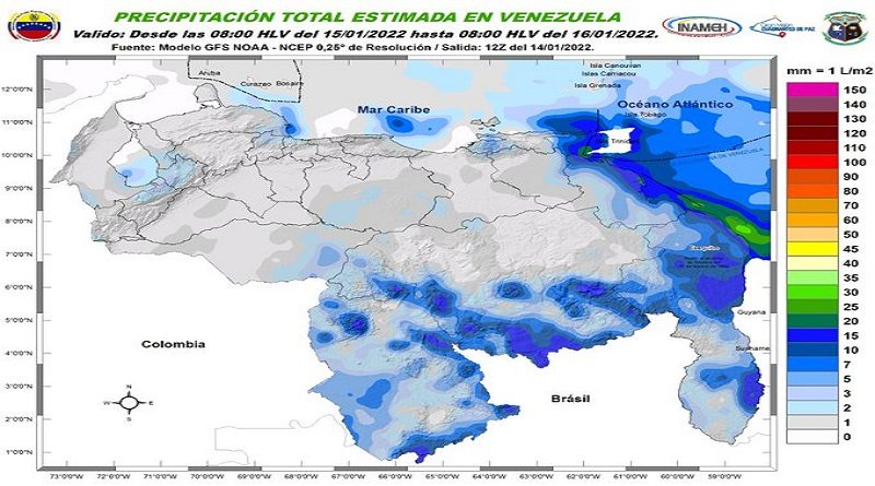 Reportan baja probabilidad de lluvias en el país