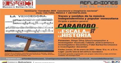 Seminario "Voces y Sonidos de la Música Independentista y Popular Venezolana" este 20E