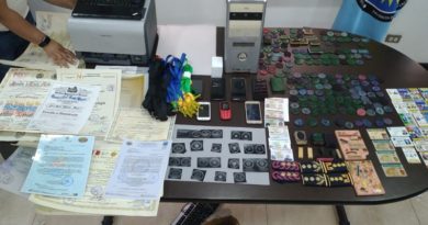 MP desmantela mafia dedicada a la falsificación de documentos