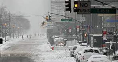 Ciudad de Nueva York y Boston afectadas por ciclón bomba de la tormenta invernal