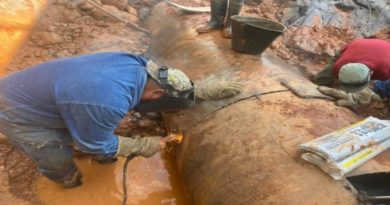 Restablecen servicio de agua en Guanare tras reparación de tubo matriz