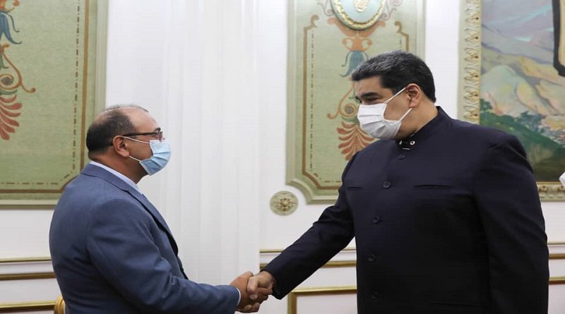 Presidente Nicolás Maduro recibe visita de gobernador electo opositor de Barinas en Miraflores