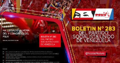 Boletín 283 del PSUV resalta el debate de las ideas y el análisis amplio de la coyuntura actual