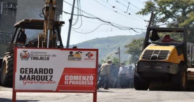 Plan de bacheo coloca más de 6 mil toneladas de asfalto en vías del municipio Valera de Trujillo