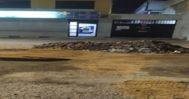 Rellenan y compactan 2 afectaciones viales en Santa Mónica