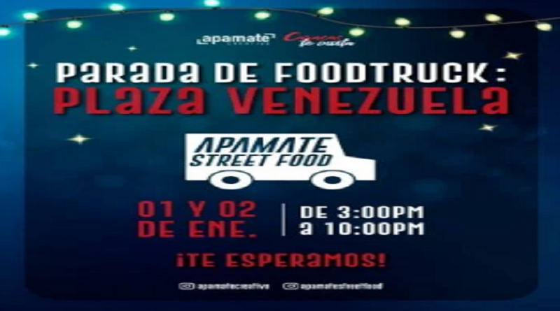 Feria FoodTruck ofrece alternativas gastronómicas para iniciar 2022