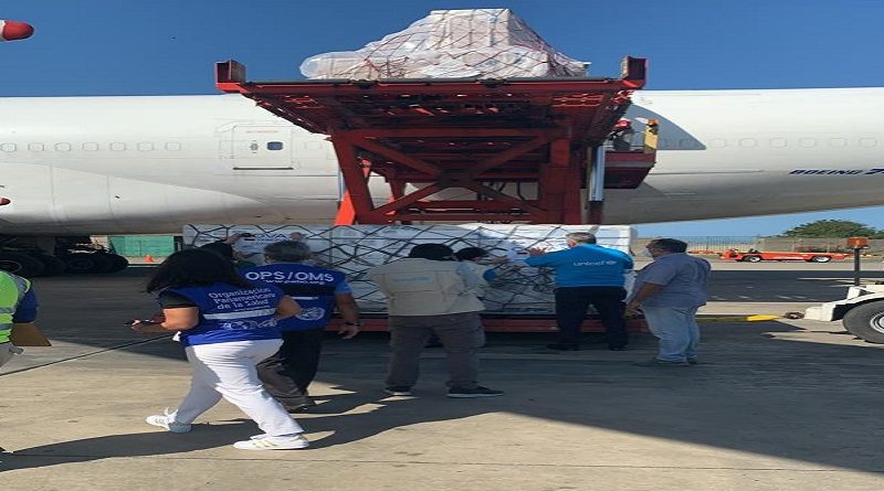 Arriban al país 3.1 millones de vacunas chinas a través del mecanismo COVAX