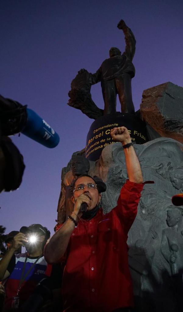 Jorge Arreaza cierra campaña en Barinas: Venimos a entregarnos para gobernar con todos y todas con las banderas de Chávez