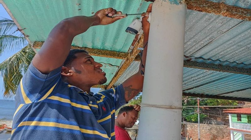 Con el fin de garantizar la seguridad de los equipos de pesca, embarcaciones, redes y motores de la trinchera de pesca La Boca del Río Chuao, en el municipio Mariño fueron instaladas cuatro videocámaras HDCVI.