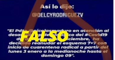 Ministro de Información desmiente fake news sobre supuesto inicio de la semana radical