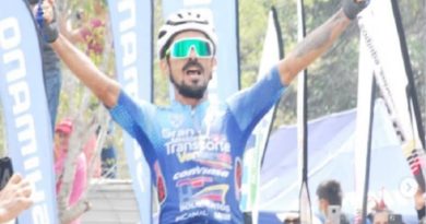 José Alarcón se alzó con la séptima etapa de la Vuelta al Táchira y Roniel Campos se encamina al tricampeonato
