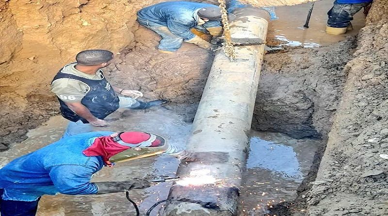 Hidrocapital culminó trabajo de tuberías en la Francisco Espejo