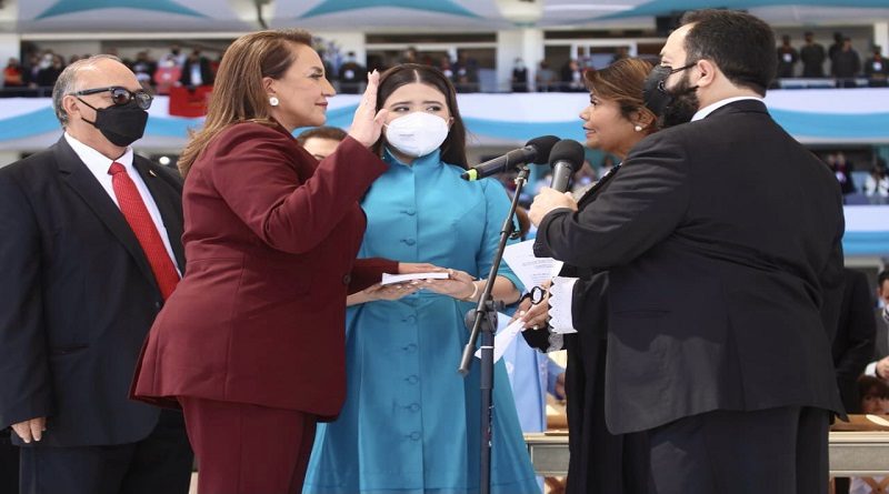 Toma posesión Xiomara Castro como presidenta de Honduras
