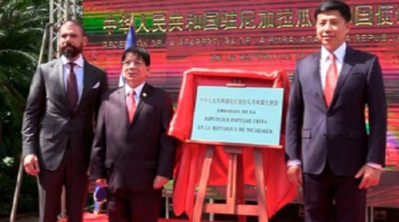 China reabre de manera oficial embajada en Nicaragua