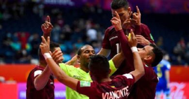 La Vinotinto finaliza sexta en la Copa América de Futsal