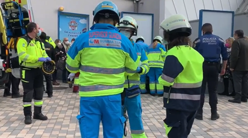 El lugar del suceso - Sputnik / Twitter / Emergencias Madrid