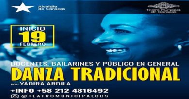 Dictaran Taller de Danza de manifestaciones tradicionales venezolanas