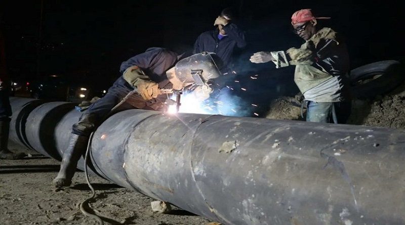 Hidrocapital culminó instalación de tubería en Zona Industrial de La Yaguara