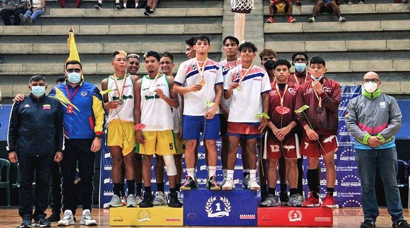 Yaracuy gana el oro en los Juegos Nacionales en baloncesto 3x3 masculino tras superar 21-11 a Nueva Esparta