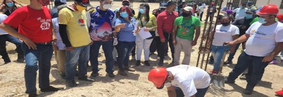 Inspeccionan construcción del Área de Salud Integral Comunitaria de Pavia-Barquisimeto