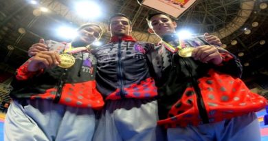 Distrito Capital arrasa con tres de oro en Taekwondo en los Juegos Nacionales