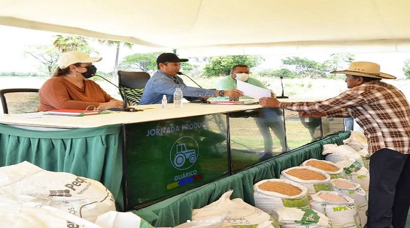 Entregan financiamiento a 15 productores de arroz en Guárico